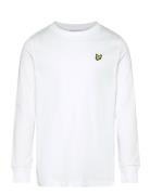 Plain Ls T-Shirt Tops Sweatshirts & Hoodies Sweatshirts White Lyle & S...