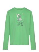 Printed Longsleeve Tops T-shirts Long-sleeved T-Skjorte Green Tom Tail...