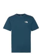 M S/S Simple Dome Tee Sport T-Kortærmet Skjorte Blue The North Face