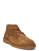 Slhricco Suede Chukka Boot Snørestøvler Brown Selected Homme