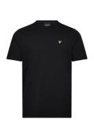 Pique T-Shirt Tops T-Kortærmet Skjorte Black Lyle & Scott