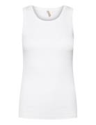 Sc-Mignon Tops T-shirts & Tops Sleeveless White Soyaconcept