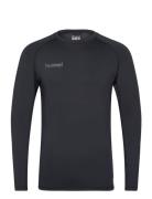 Hml First Performance Jersey L/S Sport T-Langærmet Skjorte Black Humme...