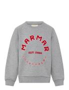 Theos Tops Sweatshirts & Hoodies Sweatshirts Grey MarMar Copenhagen