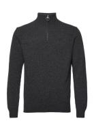 Barbour Ess L/Wool H Z Tops Knitwear Half Zip Jumpers Grey Barbour