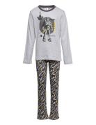 Pyjalong Imprime Pyjamassæt Grey Toy Story