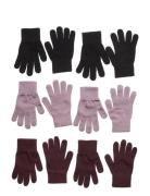 Gloves Magic Color 6 P Accessories Gloves & Mittens Gloves Pink Lindex