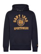 Front Graphic Sweat Hoodie Tops Sweatshirts & Hoodies Hoodies Navy GAN...