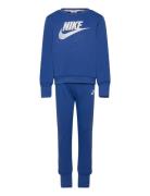 Ee-Fleece/Terry Set Sets Tracksuits Blue Nike