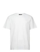 Clean Formal Stretch T-Shirt Tops T-Kortærmet Skjorte White Clean Cut ...