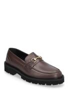 Lightweight Chunky Horsebit Loafer - Black Loafers Flade Sko Brown S.T...