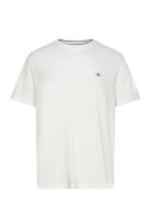 Pique Ss T-Shirt Tops T-Kortærmet Skjorte White GANT