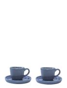 Søholm Sonja 2019 - Blue Cup/Saucer Blue 20 Cl / 15 Cm 2 Pcs Giftbox H...