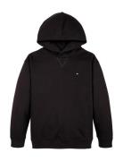 U Timeless Hoodie Tops Sweatshirts & Hoodies Hoodies Black Tommy Hilfi...