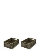 Weston Storage Box M 2-Pack Home Kids Decor Storage Storage Boxes Brow...