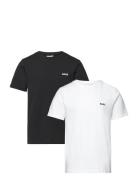 Set 2 T-Shirts Tops T-Kortærmet Skjorte White BOSS