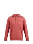 Ua Essential Fleece Hoodie Tops Sweatshirts & Hoodies Hoodies Red Unde...