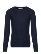 Petriciasy T-Shirt Tops T-shirts Long-sleeved T-Skjorte Navy Sofie Sch...