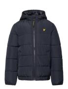 Quilted Puffer Coat Foret Jakke Navy Lyle & Scott