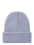 Nmfmilan Knit Beanie Glitter Accessories Headwear Hats Beanie Blue Nam...