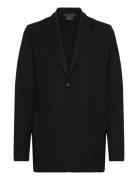 Atin Blazer Blazers Single Breasted Blazers Black Residus