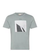 City Photo Print T-Shirt Tops T-Kortærmet Skjorte Blue Calvin Klein