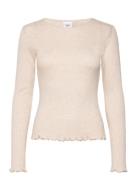 Grusz Blouse Tops T-shirts & Tops Long-sleeved Cream Saint Tropez