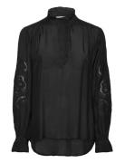 Greyasz Blouse Tops Blouses Long-sleeved Black Saint Tropez