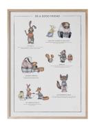 Be A Good Friend - På Engelska Home Kids Decor Posters & Frames Poster...