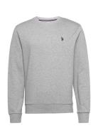 Adler Sweat O-Neck Tops Sweatshirts & Hoodies Sweatshirts Grey U.S. Po...