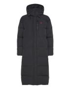 Hooded Down Jacket Foret Jakke Black Polo Ralph Lauren