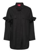 Flowercras Shirt Tops Shirts Long-sleeved Black Cras