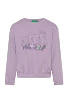 Sweater L/S Tops Sweatshirts & Hoodies Sweatshirts Purple United Color...