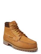 Timberland Authentic Mid Lace Up Boot Wheat Nubuck Snørestøvler Brown ...