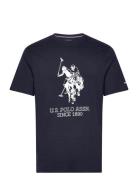 Kalle Rel Sj Uspa M Tee Tops T-Kortærmet Skjorte Navy U.S. Polo Assn.