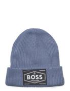 Pull On Hat Accessories Headwear Hats Beanie Blue BOSS