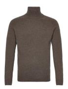 Bs Barbeau Regular Fit Knitwear Tops Knitwear Turtlenecks Brown Bruun ...