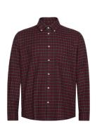 Kent Check Shirt 2.0 Tops Shirts Casual Red Les Deux