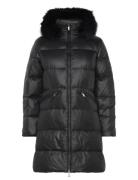 Mw Padded Real Down Coat Foret Jakke Black Calvin Klein