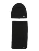 Livi_Set Accessories Headwear Beanies Black BOSS