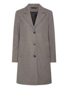 Slfnew Alma Wool Coat Noos Outerwear Coats Winter Coats Grey Selected ...