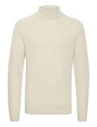 Pullover Tops Knitwear Turtlenecks White Blend