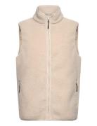 Fleece Gilet Tops Sweatshirts & Hoodies Fleeces & Midlayers Cream Lind...