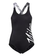 Nike G Crossback Piece Scr Badedragt Badetøj Black NIKE SWIM