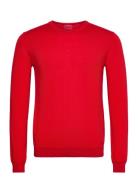 San Cedric-M1 Designers Knitwear Round Necks Red HUGO