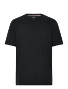 Rib T-Shirt Tops T-Kortærmet Skjorte Black BOSS