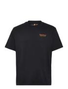 Rugged Active Gear Back Graphic Tee Black Designers T-Kortærmet Skjort...