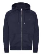 Exeter River Brushed Back Full Zip Hoodie Dark Sapphire/Dark Denim Des...