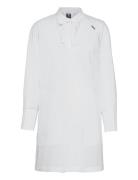 V-Neck Tunic Dress L\S Knælang Kjole White G-Star RAW