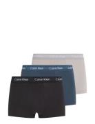 Low Rise Trunk 3Pk Boxershorts Black Calvin Klein